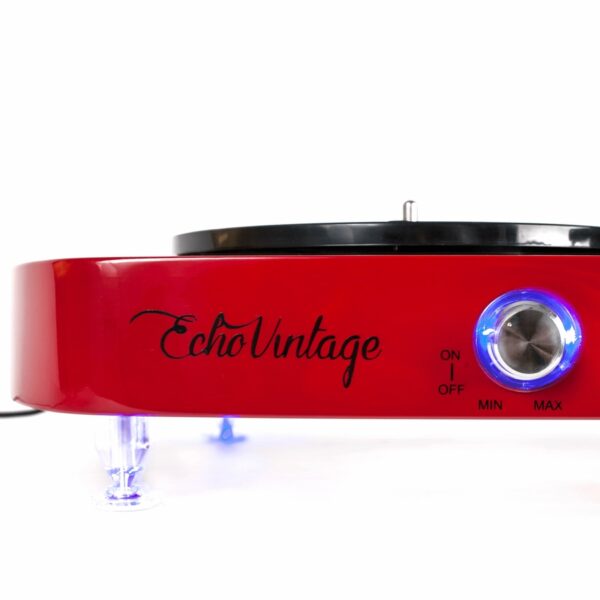 Vitrola Luminous Red Echo Vintage