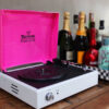 Vitrola Treasure Pink White Echo Vintage