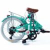 Bicicleta Dobrável Fênix Green com Acessórios e Bolsa Echo Vintage