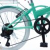 Bicicleta Dobrável Fênix Green com Acessórios e Bolsa Echo Vintage