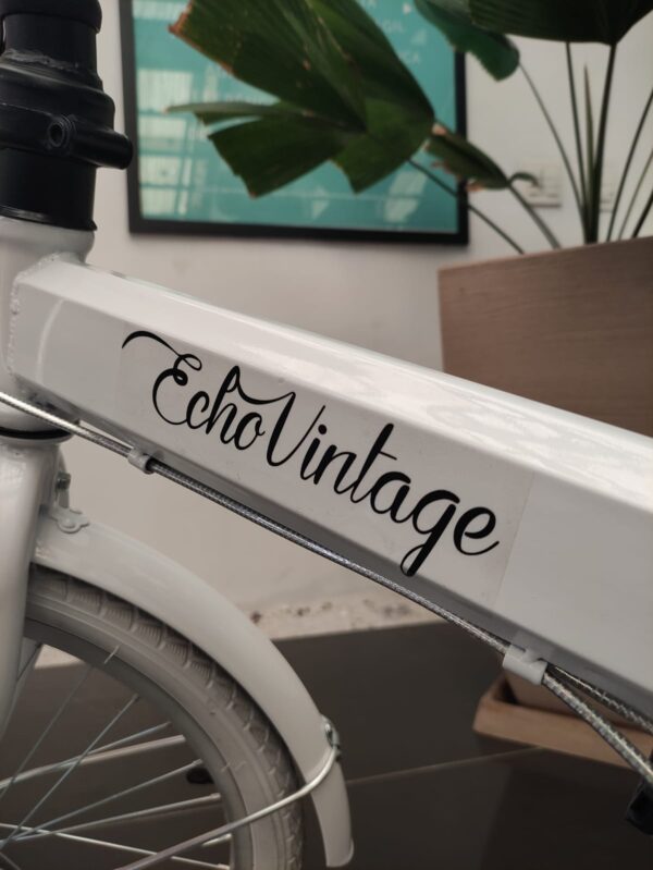Bicicleta Dobrável Fênix White Echo Vintage