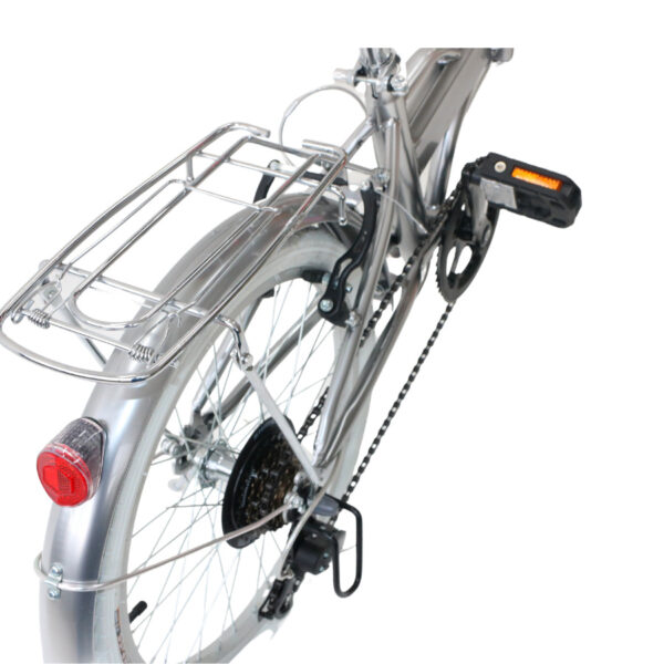 Bicicleta Dobrável + Acessórios + Bolsa para Transporte + Cesta