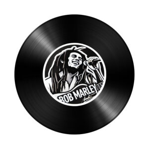 Disco de Vinil para decoração Bob Marley