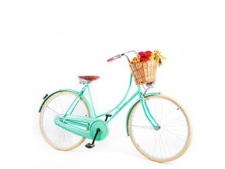 Bicicleta Vintage Retrô Ícaro Green + Cesta