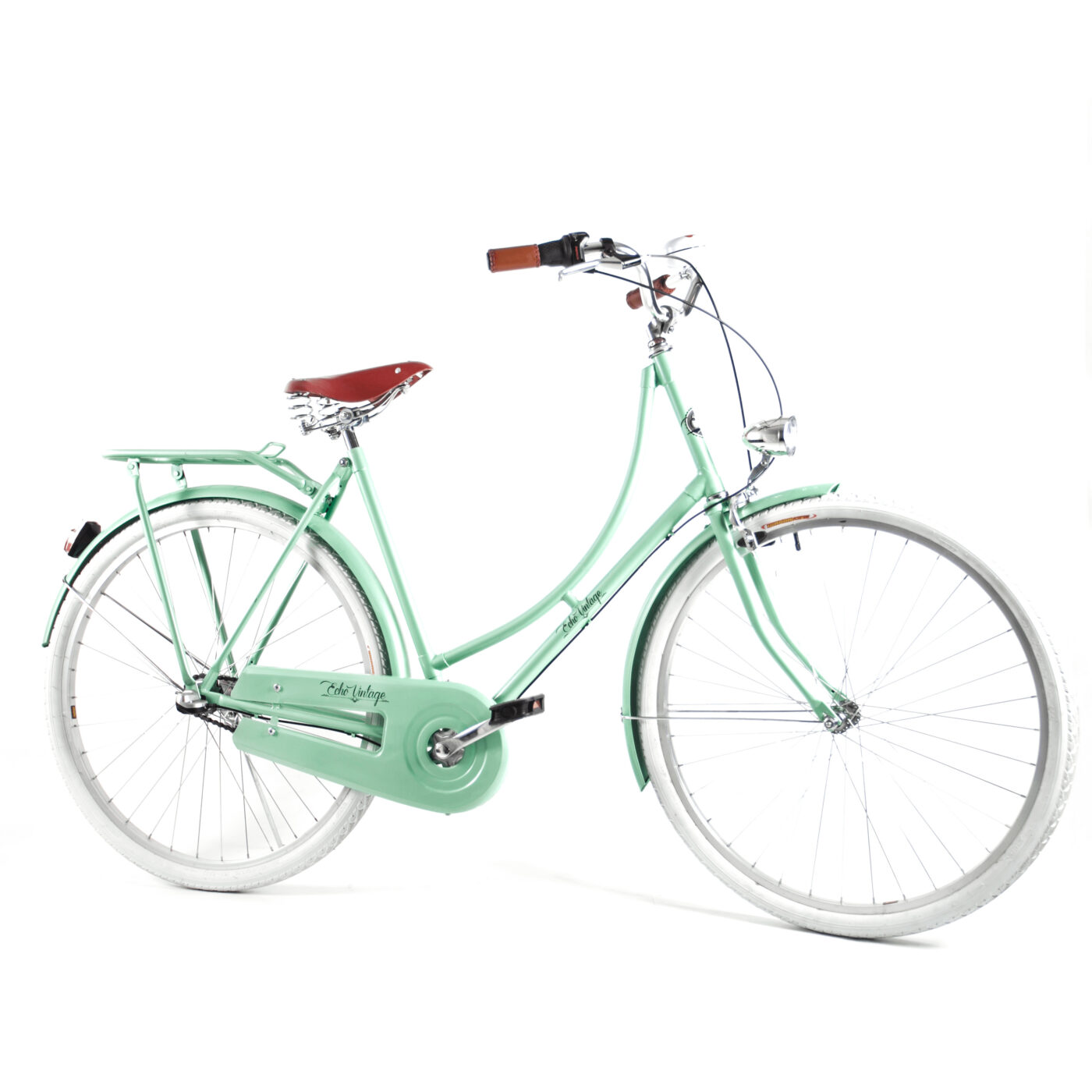 Mostruário – Bicicleta Vintage Ícaro Plus All Green – Kit marcha Nexus Shimano 3 Velocidades