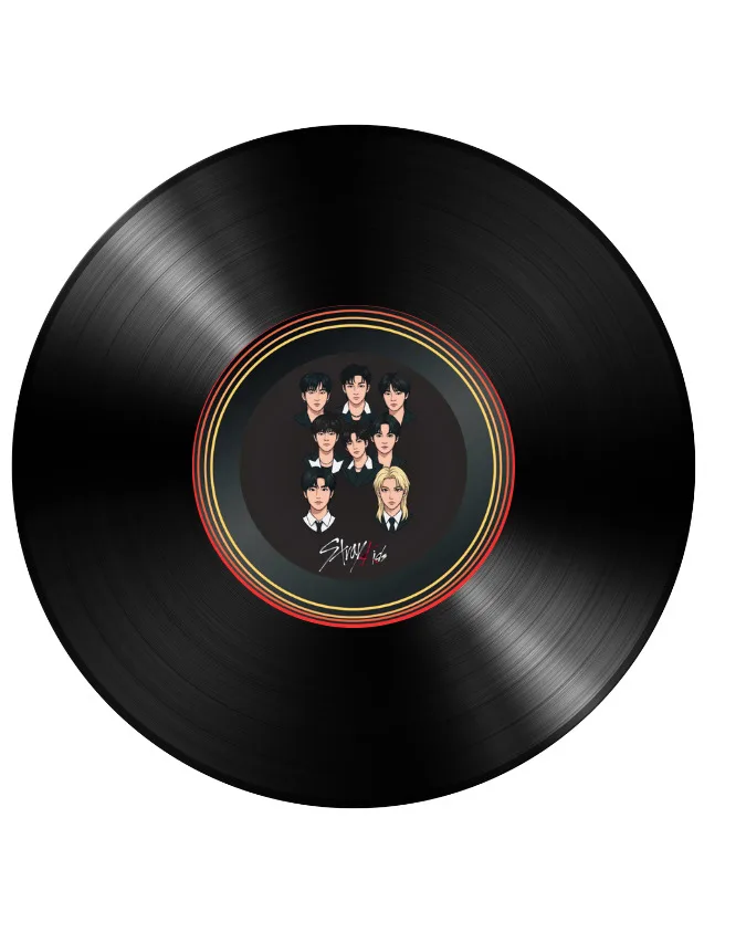 Discos de Vinil Decorativos Retrô para Parede – Stray Kids