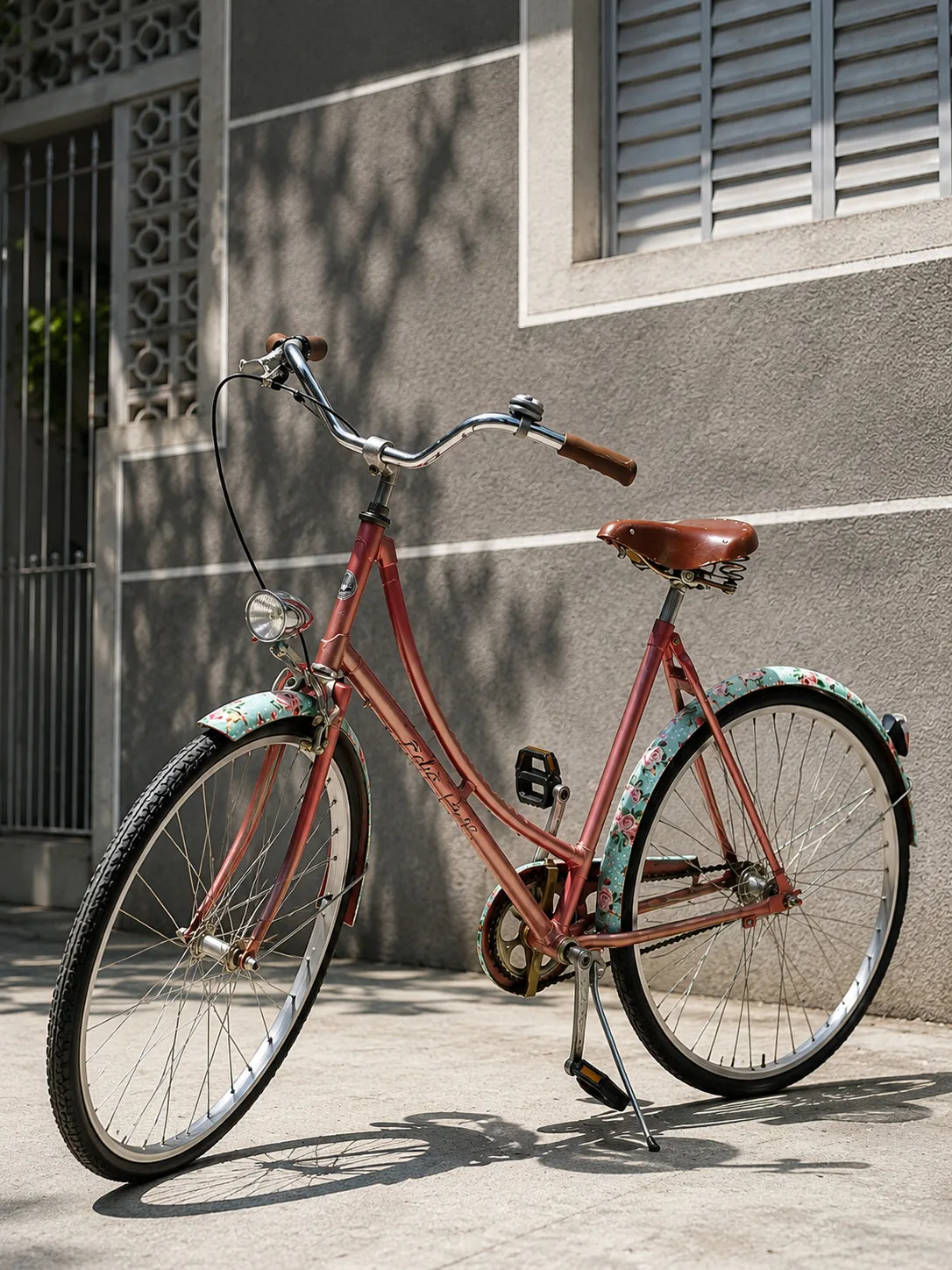 Mostruário – Bicicleta Vintage Ícaro Rosa plus – Kit Marcha Nexus Shimano 3 Velocidades