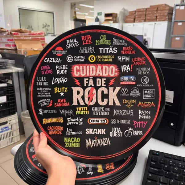 Disco Decorativo em Vinil Original – Rock Nacional