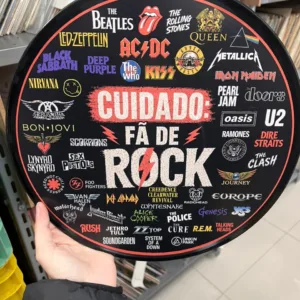Disco Decorativo em Vinil Original – Rock Internacional